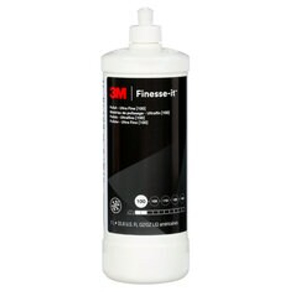 3M™ Finesse-it™ Polish Standard Series, 28696, Ultra Fine (100), White,
8 oz, 12 ea/Case