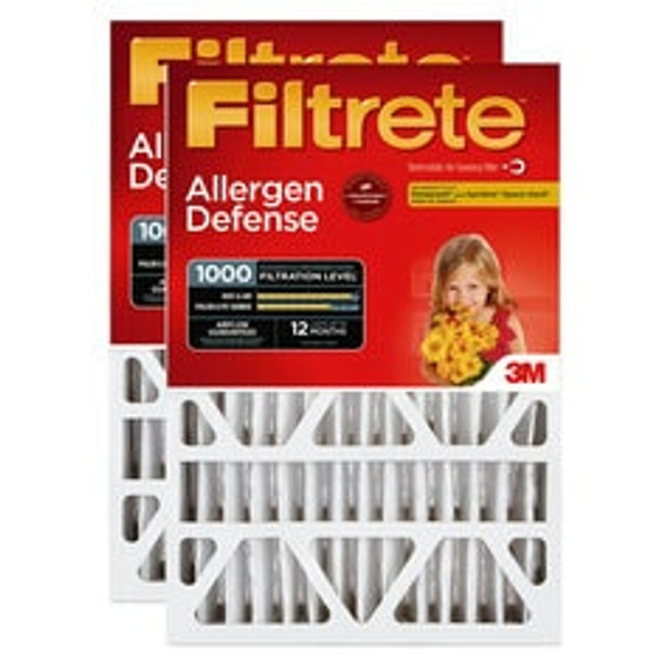 Filtrete™ High Performance Air Filter 1000 MPR NADP03-2PK-1E, 20 in x 25 in x 4 in (50.8 cm x 63.5 cm x 10.1 cm)