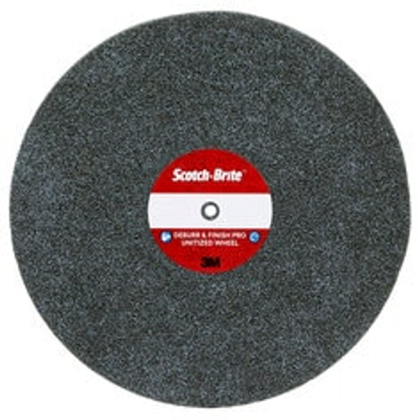 Scotch-Brite™ Deburr & Finish Pro Unitized Wheel, DP-UW, 8C Coarse+, 8
in x 1 in x 1-1/4 in