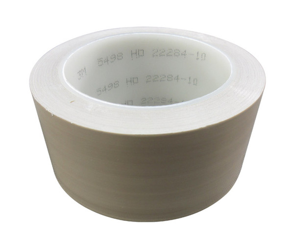 7100248655 3M PTFE Film Tape 5498, Beige, 4 in x 36 yd, 4.2 mil, 3 Rolls/Case