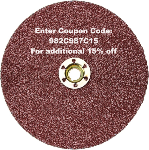 7010326768 3M Cubitron II Fibre Disc 982C, 80+, TN Quick Change, 4-1/2 in, Die TN450E, 25/Bag, 100 ea/Case