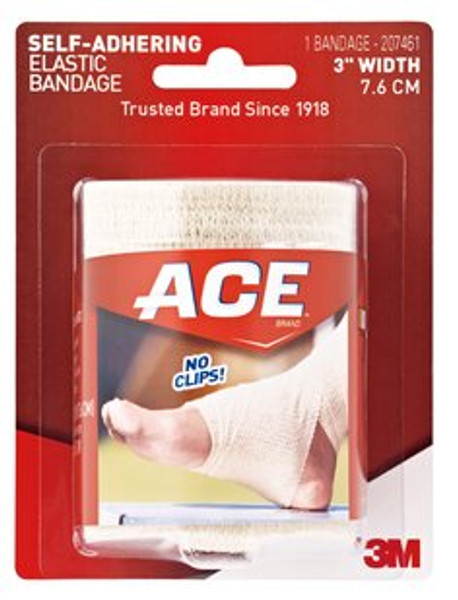 ACE™ Self-Adhering Elastic Bandage 207461, 3 in