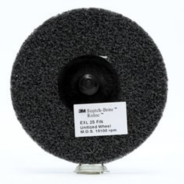 Scotch-Brite™ Roloc™ EXL Unitized Wheel, XL-UR, 2S Fine, TR, 2 in,
15/Carton, 60 ea/Case