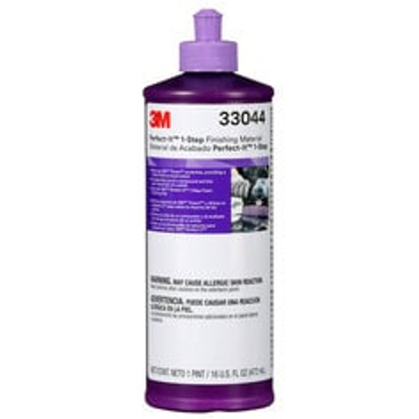 3M™ Perfect-It™ 1-Step Finishing Material 33044, 16 fl oz (472 mL), 6/Case