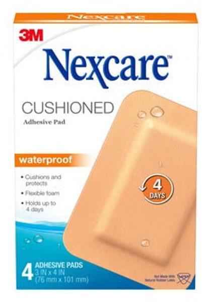 Nexcare™ Cushioned Adhesive Pad AWP34, 3 in x 4 in