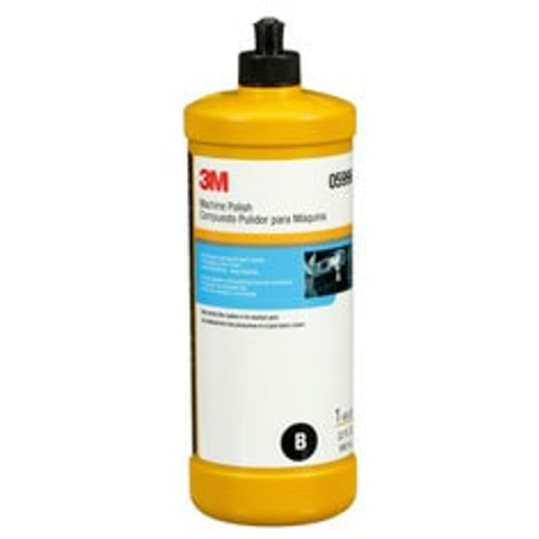 3M™ Machine Polish, 05996, 1 qt (32 fl oz/946 mL), 6 per case