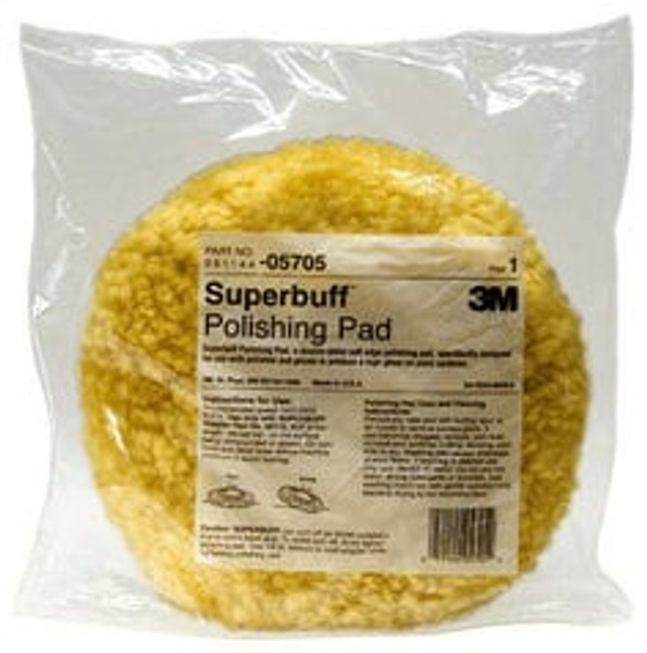 3M™ Wool Polishing Pad, 05705, 9 in, Double Sided, 6 per case