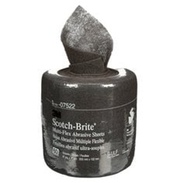 Scotch-Brite™ Multi-Flex Sheet Roll, MX-SR, SiC Ultra Fine, 8 in x 20
ft, 60 Sheets/Roll, 4 Rolls/Case