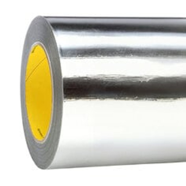 3M™ Aluminum Foil Tape 427, Silver, 10 in x 60 yd, 4.6 mil, 1 roll per
case