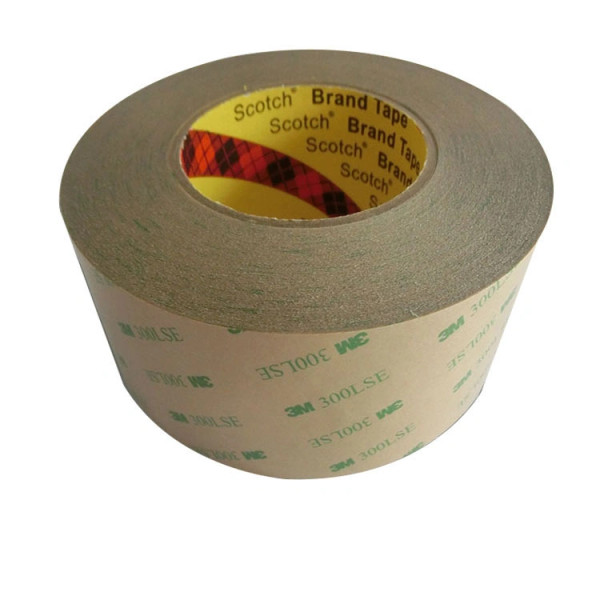 7010412573 3M Double Coated Tape 93010LE, Clear, 54 in x 360 yds, 3.9 mil, SpliceFree, 1 Roll/Case