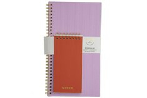 Post-it® Notebook Set NTD6-NBSET-2, 3 in x 6 in (76 mm x 152 mm) 150 pages and 5.5 in x 10 in (139.7 mm x 254 mm) 150 pages