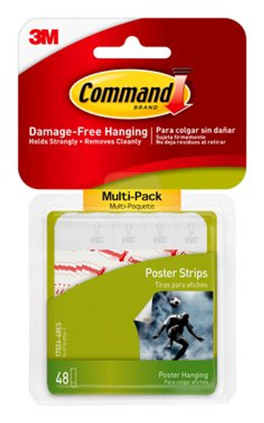 Command™ Poster Strips, Multi-Pack 48 strips, 17024-48ES