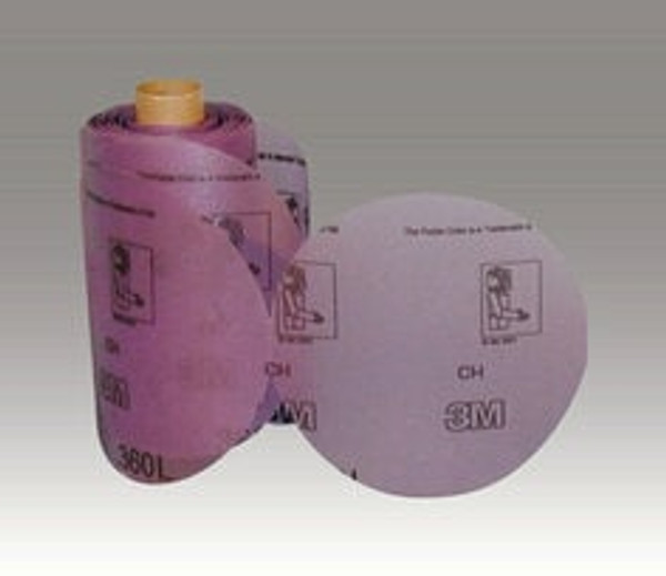 3M™ Stikit™ Film Disc Roll 360L, P800, 5 in x NH, D/F 5HL, Die 500FH,
125 discs per roll