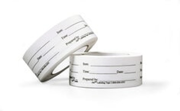 3M™ Foodservice Printed Label Tape FSPT-1, 24 mm x 55 m, 8/Case