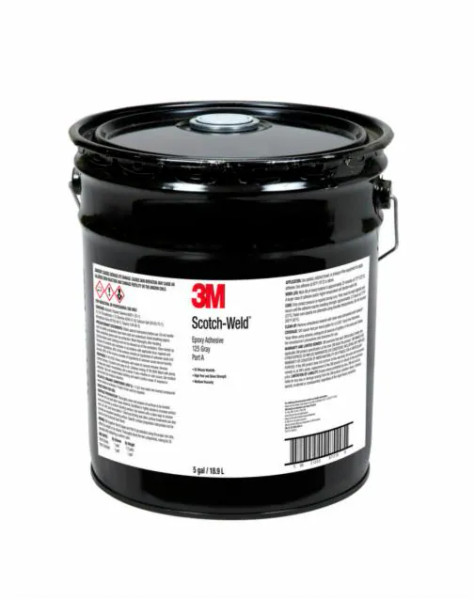 7100320014 3M Scotch-Weld Epoxy Adhesive 420, Black, Part A, 5 Gallon (Pail), Drum