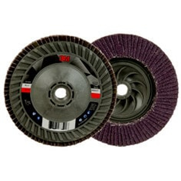 3M™ Flap Disc 769F, 40+, T29 Quick Change, 5 in x 5/8 in-11, 10 ea/Case