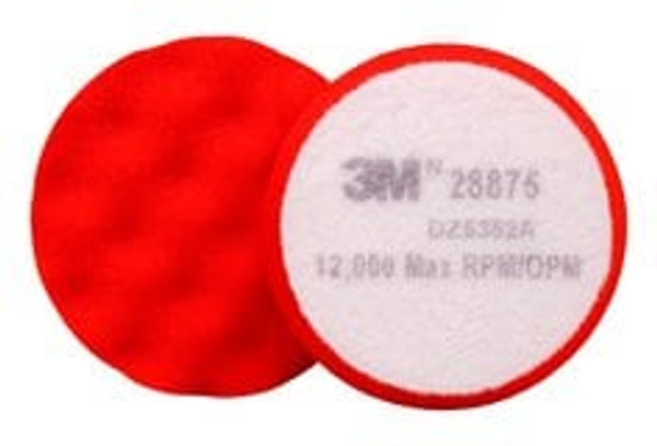 3M™ Finesse-it™ Advanced Foam Buffing Pad, 28875, 3-3/4 in, Red, 10/Bag,
50 ea/Case