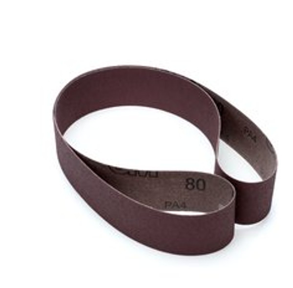 3M™ Cloth Belt 341D, 4 in x 54 in 80 X-weight, 50 ea/Case