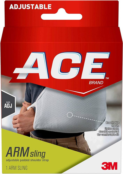 7010378921 ACE Arm Sling 207395, One Size Adjustable