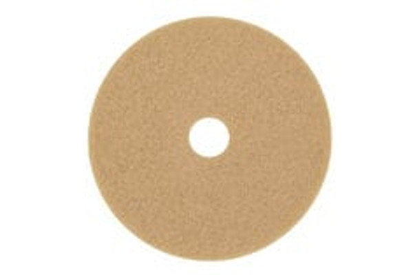 3M™ Tan Burnish Pad 3400, 24 in, 5/Case