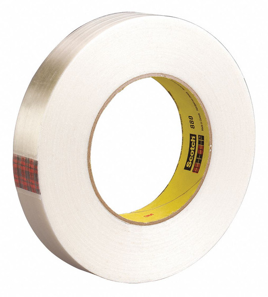 7100226656 3M Glass Cloth Tape 361, White, 1/2 in x 60 yd, 6.4 mil, 16 Rolls/Case