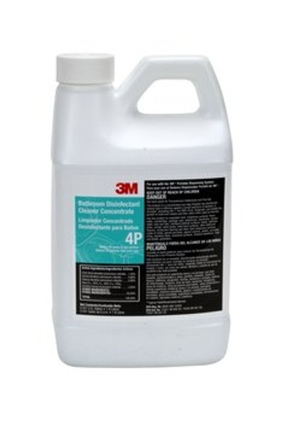 3M™ Bathroom Disinfectant Cleaner Concentrate 4P, 1.9 Liter, 6/Case