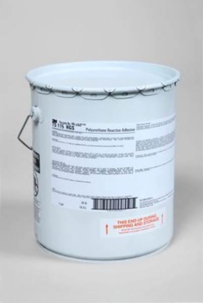 3M™ Scotch-Weld™ PUR Adhesive TS115 HGS, Off-White, 5 Gallon (36 lb),
Drum