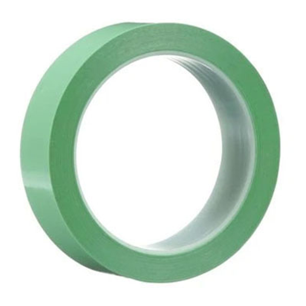 7100167277 3M Polyester Tape 876, Green, 24 in x 72 yd, 3.1 mil, 1 roll per case