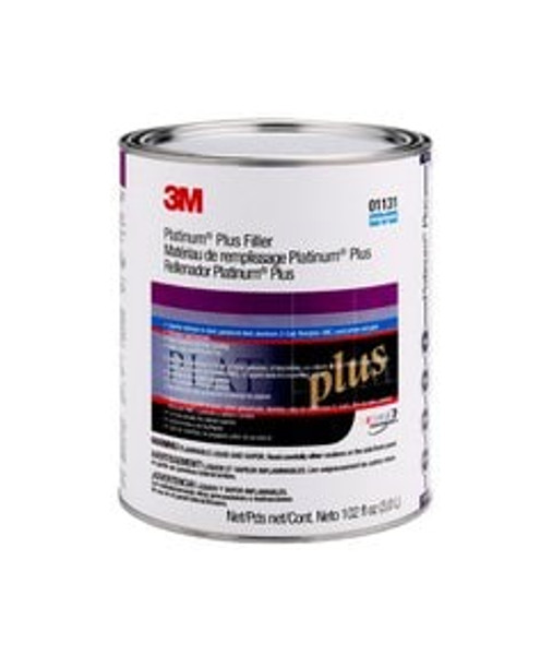 3M™ Platinum™ Plus Filler, 01131, 1 gal, 4 per case