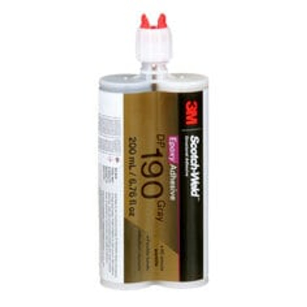 3M™ Scotch-Weld™ Epoxy Adhesive DP190, Gray, 200 mL Duo-Pak, 12
Pack/Case