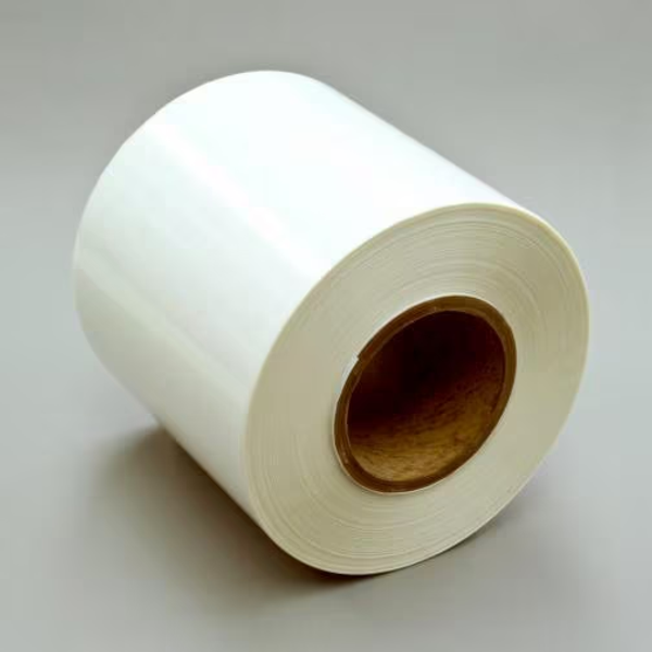 7100132945 3M Press Printable Label Material FM043102, White Polyester, Roll, Config