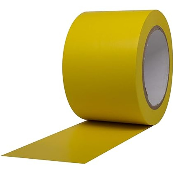 7100091933 3M Vinyl Tape 4712, Yellow, 5.2 mil, Roll, Config