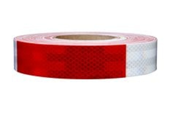 3M™ Diamond Grade™ Conspicuity Markings 983-326, Red/White, 6 in Red/6
in White, Roll Configurable