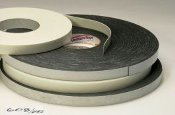 7100252424 3M Venture Tape Double Sided PE Foam Tape VG708B, Black, Roll, Config