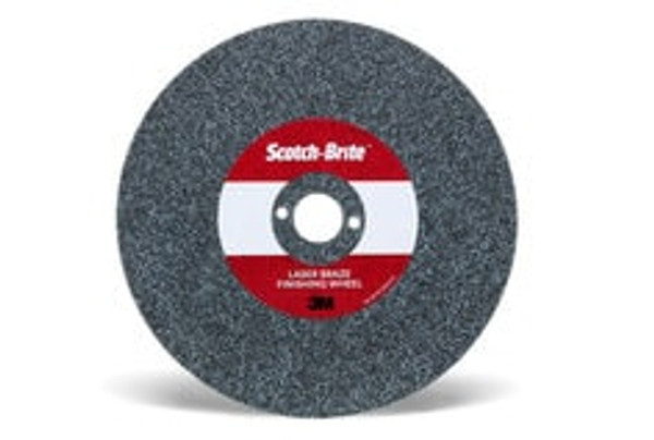 Scotch-Brite™ Laser Braze Finishing Wheel, 4 in x 3.5mm x 3/8 in, 20
ea/Case