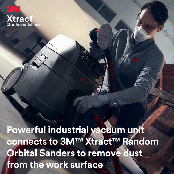 6100004354 3M Xtract Portable Dust Extractor, 64256, 110 V, Plug Type B, Service Part, RTN REQD