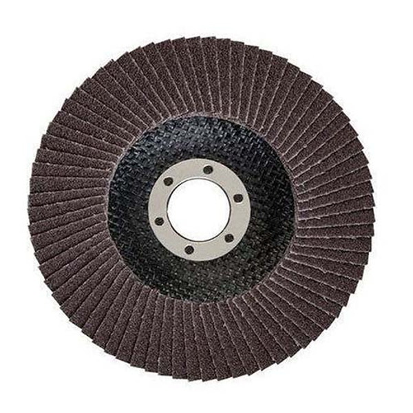 JAZ 53281 ALUGRIND Type 29 Standard Density Flap Disc, 4-1/2" x 7/8" A.H., 80 Grit Alugrind, Bulk Package