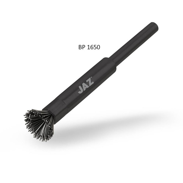 JAZ 11050 5/8" Flared End Pencil Brush, .020" Steel, 1/4" Trim length, 1/4" Shank