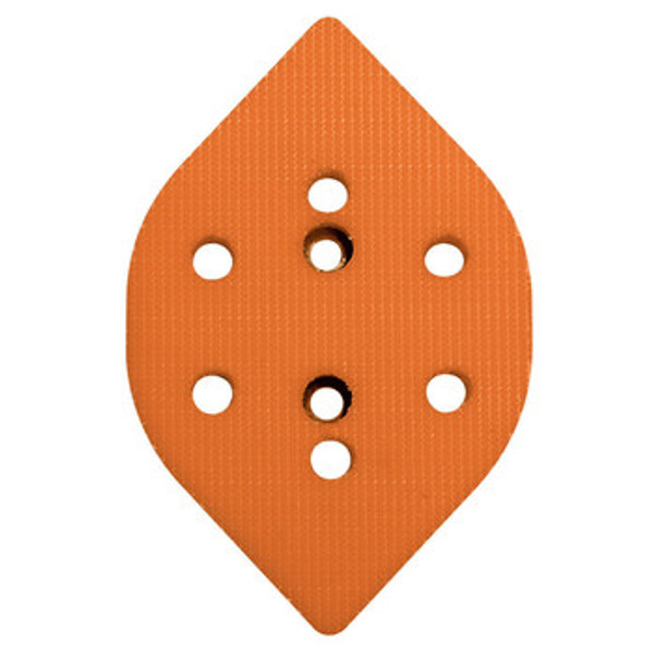 Dynabrade 58048 Vacuum Dynafine Tear-Drop Disc Pad, Hook-Face 3/8" (10 mm) Thickness, Soft Density