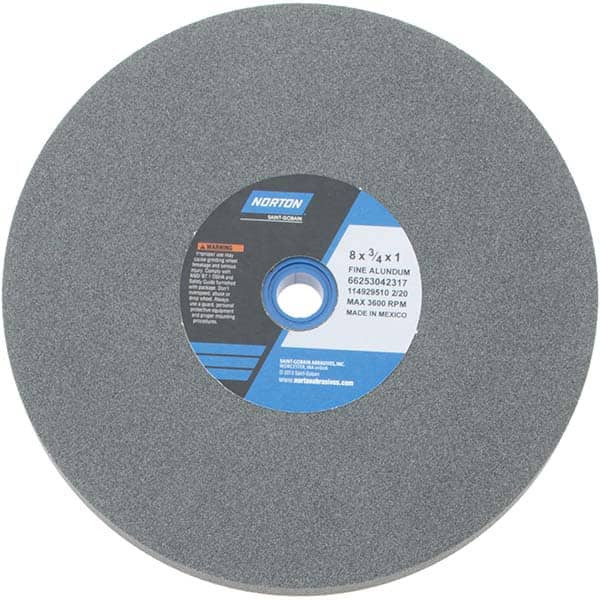 Norton 66253042317 8 x 3/4 x 1 In. Gemini Bench and Pedestal Wheel 57A 100 K VBE T01