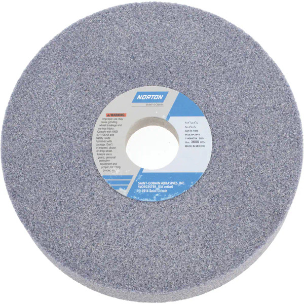 Norton 66252942843 7 x 1-1/2 x 1-1/4 x 2-3/4 x 3/4 In. Toolroom Wheel 32A 46 I VBE T05