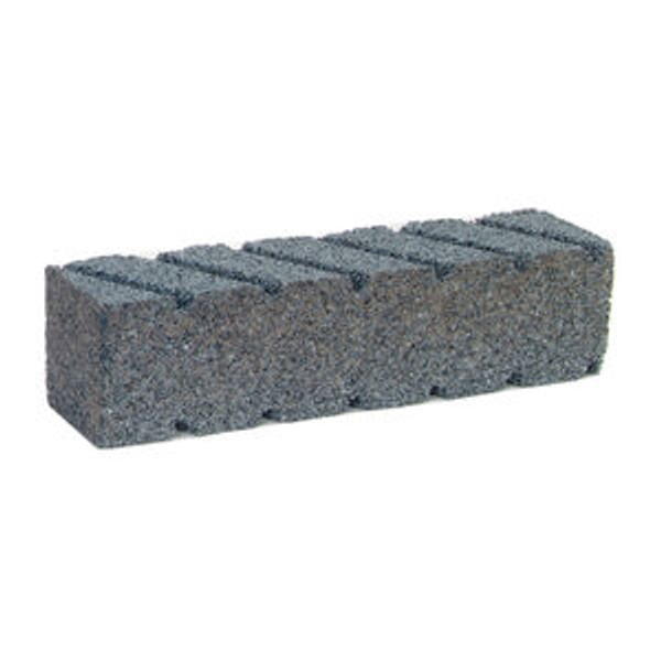 Norton 61463687845 8 x 2 x 2 In. Fluted Hand Rubbing Brick BF28 20 Grit