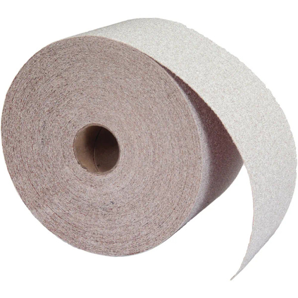 Norton 66261131687 2-3/4 In. x 45 Yd. A275OP Paper PSA Roll P180 Grit AO