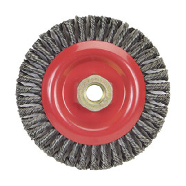 Norton 66252833490 5 x 0.020 x 5/8-11 x 7/8 x 3/16 In. BlueFire CS SB Twist Knot Wire Wheel Brush