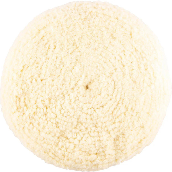 Farecla 78072745643 8 In. Farecla G-MOP Beige Double-Sided Buffing/Polishing H&L Super Cut Wool Pad