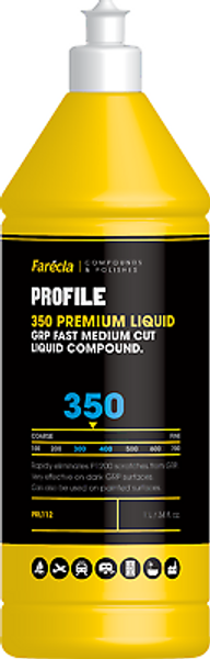 Farecla 78072763911 1 Liter Plastic Bottle Farecla Profile 350 Premium Medium Cut Liquid Compound