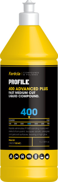 Farecla 78072715147 1 Liter Plastic Jug Farecla Profile Advanced Plus Liquid Compound