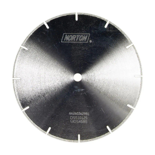 Norton Winter 66260362985 12 x 1 x 1/8 In. Diamond Electroplated Slotted Cut-Off Saw Blade 40/50 Grit