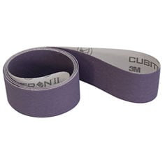 3M Cubitron II Cloth Belt 726A, 320+ J-weight, 4" x 118", Film-lok, Full-flex, 50 per case