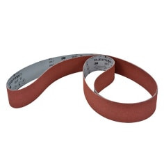 3M Cubitron II Cloth Belt 981F, 60+ YF-weight, 8" x 126", Film-lok, Single-flex